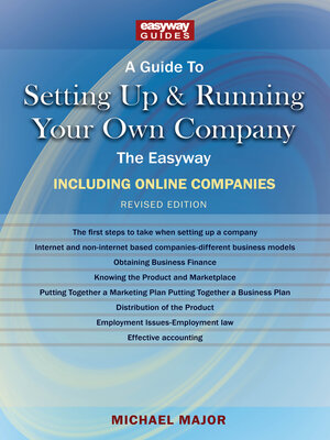cover image of A Guide to Setting up and Running Your Own Company - Including Online Companies - 2023